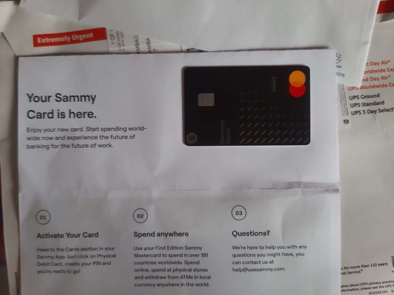 Sammy Experience