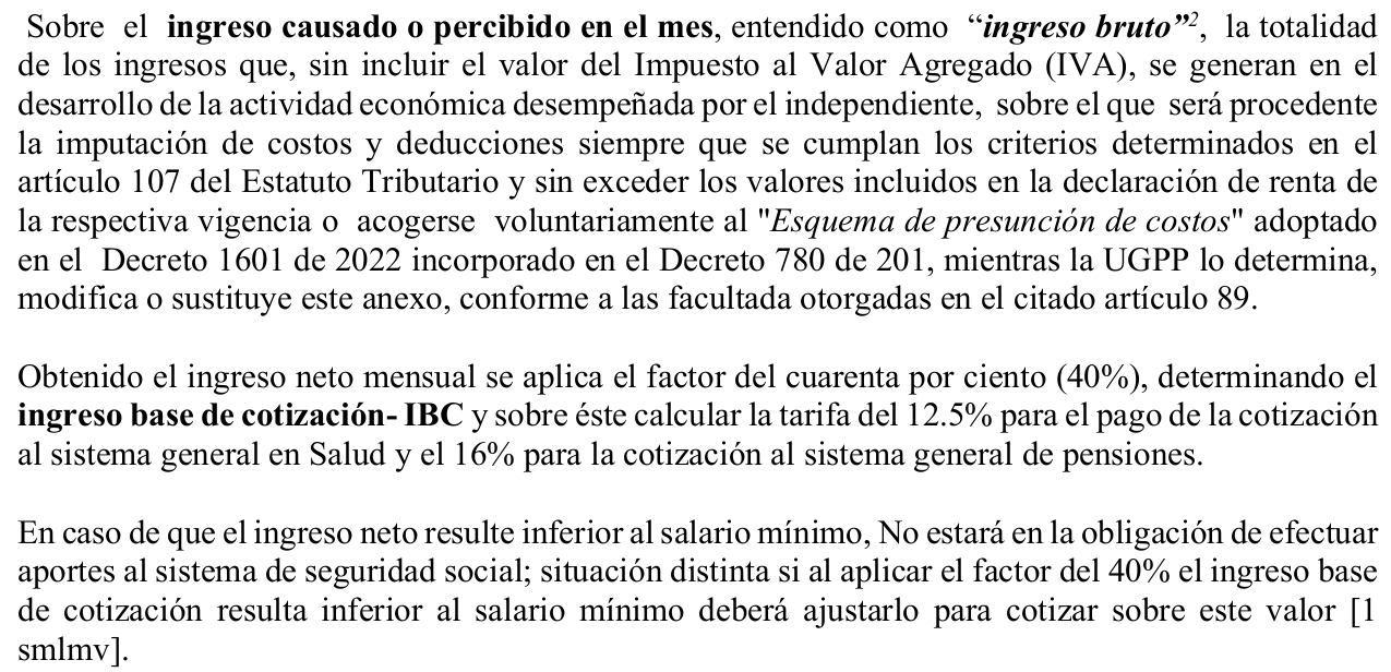 Interpretación UGPP
