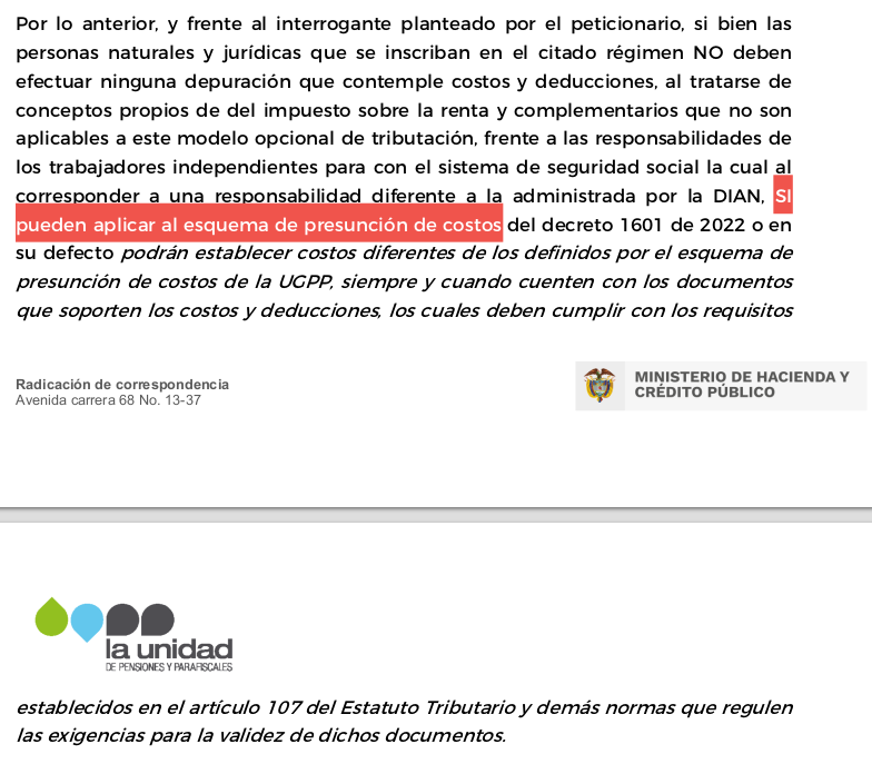 Respuesta UGPP RST